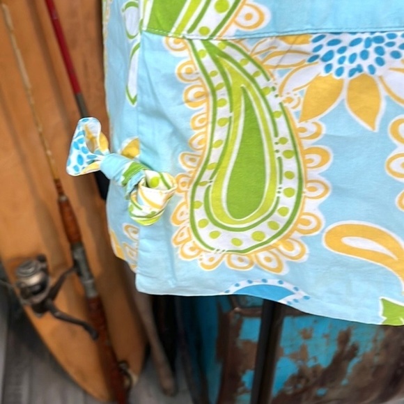 Lilly Pulitzer,Size 10, Sleeveless Dress w/ Side Bows in Gorgeous Paisley Print - Picture 8 of 8